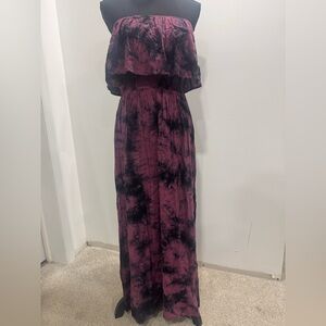 Forever 21 Tie-Dye Strapless Dress